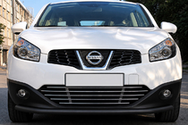 Nissan Qashqai 2014–2021 Frontbøjle ST008 Black (2014-2017, rustfri) foto 1