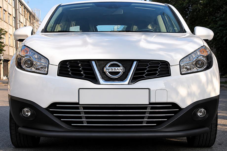Nissan Qashqai 2014–2021 Frontbøjle ST008 Black (2014-2017, rustfri) Image
