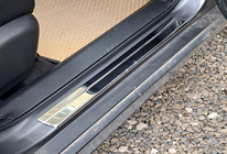 Nissan X-trail T32/Rogue 2014–2021 OmsaLine dørtrinslister (4 stk., rustfrit stål) foto 1