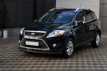 Ford Kuga 2008–2013 Frontbøjle ST008 Black (rustfrit stål) foto 2