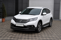 Honda CRV 2012–2016 Frontbøjle ST008 Black (rustfrit stål) foto 3