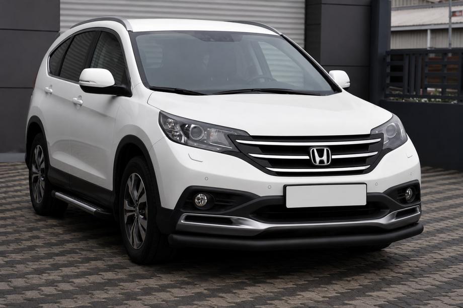 Honda CRV 2012–2016 Frontbøjle ST008 Black (rustfrit stål) Image