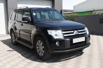 Mitsubishi Pajero Wagon III 1999–2006 Frontbøjle ST008 Black (rustfrit stål) foto 3