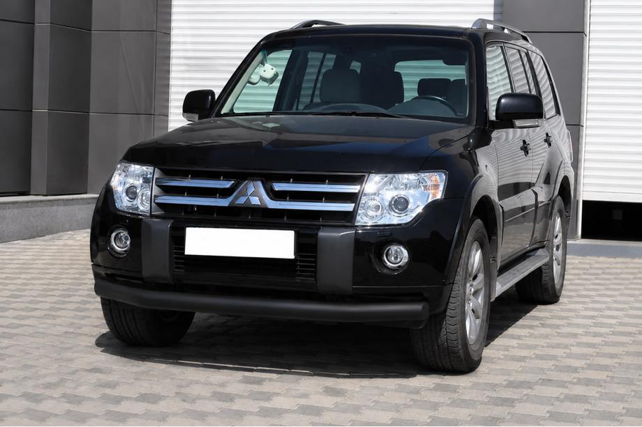 Mitsubishi Pajero Wagon III 1999–2006 Frontbøjle ST008 Black (rustfrit stål) Image
