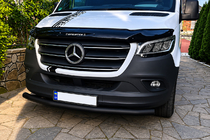Mercedes Sprinter W907/W910 2018– Frontbøjle ST008 Black (rustfrit stål) foto 1