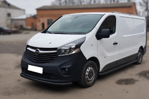 Renault Trafic 2015– Frontbøjle ST008 Black (rustfrit stål) foto 2