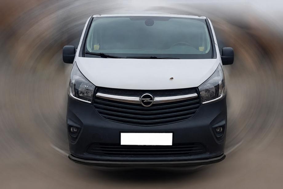 Renault Trafic 2015– Frontbøjle ST008 Black (rustfrit stål) Image