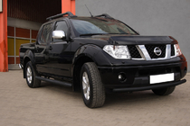 Nissan Navara 2006–2015 Frontbøjle ST008 Black (rustfrit stål) foto 2