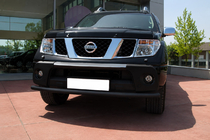 Nissan Navara 2006–2015 Frontbøjle ST008 Black (rustfrit stål) foto 3