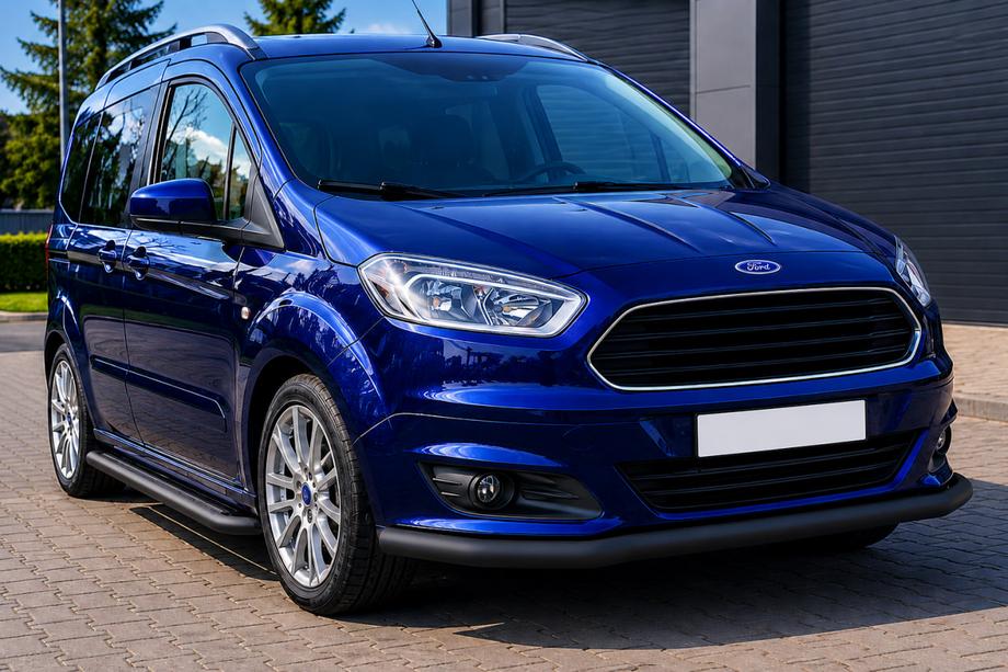 Ford Courier 2014–2023 Frontbøjle ST008 Black (rustfrit stål) Image