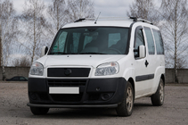 Fiat Doblo I 2001–2005 Frontbøjle ST008 Black (rustfrit stål) foto 1