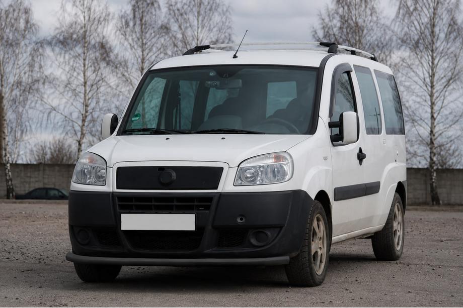 Fiat Doblo I 2001–2005 Frontbøjle ST008 Black (rustfrit stål) Image