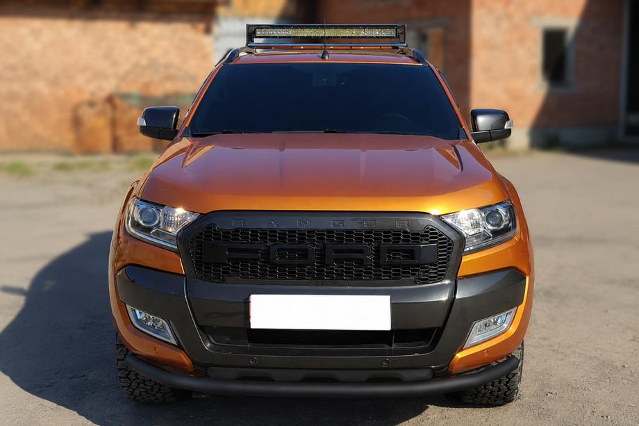 Ford Ranger 2011–2022 Frontbøjle ST008 Black (rustfrit stål) Image