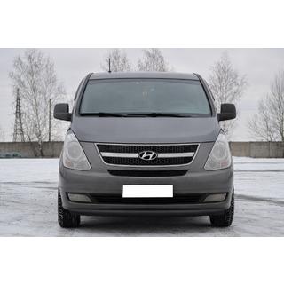 Frontbøjle ST008 Black (rustfrit stål) Hyundai H300, H1, Starex 2008–2020 foto 1