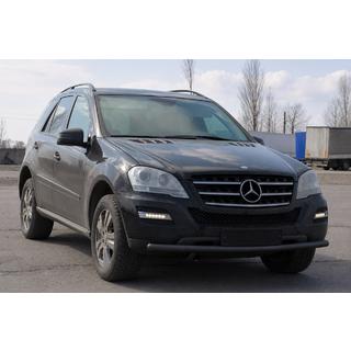 Frontbøjle ST008 Black (rustfrit stål) Mercedes ML W164 2005–2011 foto 2