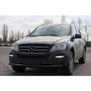 Frontbøjle ST008 Black (rustfrit stål) Mercedes ML W164 2005–2011 foto 3