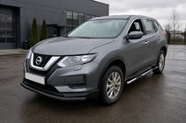 Nissan X-trail T32/Rogue 2014–2021 Frontbøjle ST008 Black (rustfrit stål) foto 1