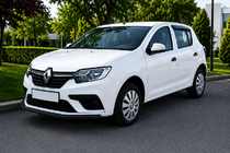 Renault Sandero 2013–2022 Frontbøjle ST008 Black (rustfrit stål) foto 1