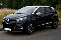 Renault Captur 2013–2019 Frontbøjle ST008 Black (rustfrit stål) foto 1