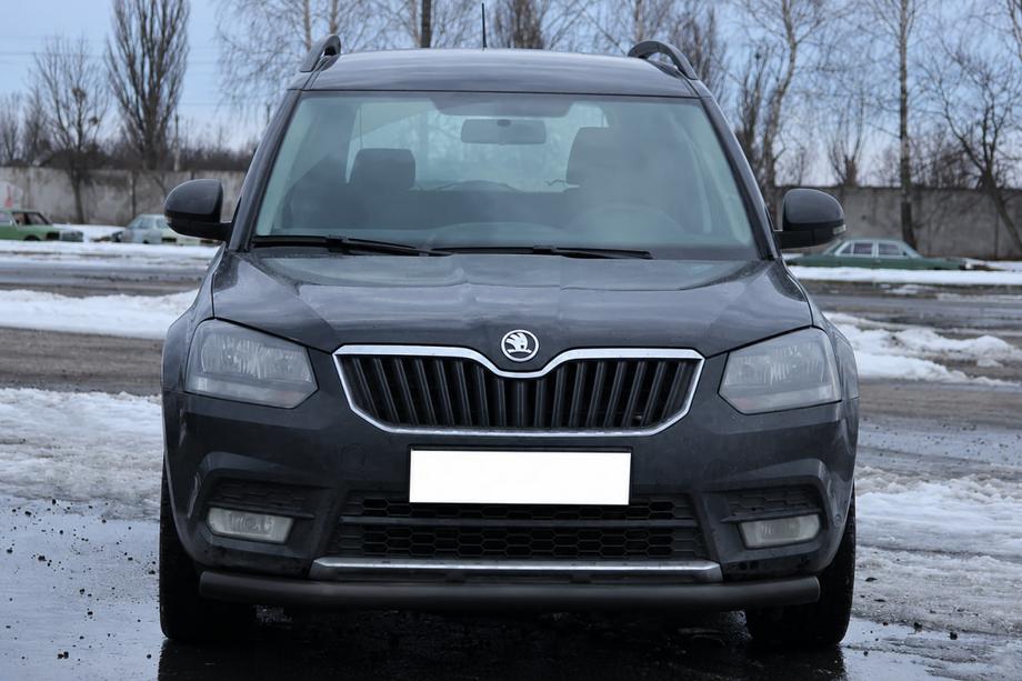Skoda Yeti 2009–2017 Frontbøjle ST008 Black (rustfrit stål) Image