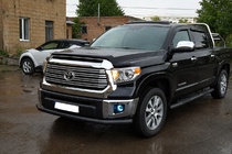 Toyota Tundra 2007–2021 Frontbøjle ST008 Black (rustfrit stål) foto 2