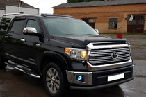 Toyota Tundra 2007–2021 Frontbøjle ST008 Black (rustfrit stål) foto 3
