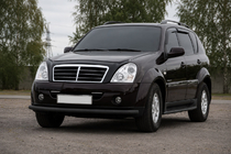 SsangYong Rexton I 2001–2017 Frontbøjle ST008 Black (rustfrit stål) foto 1