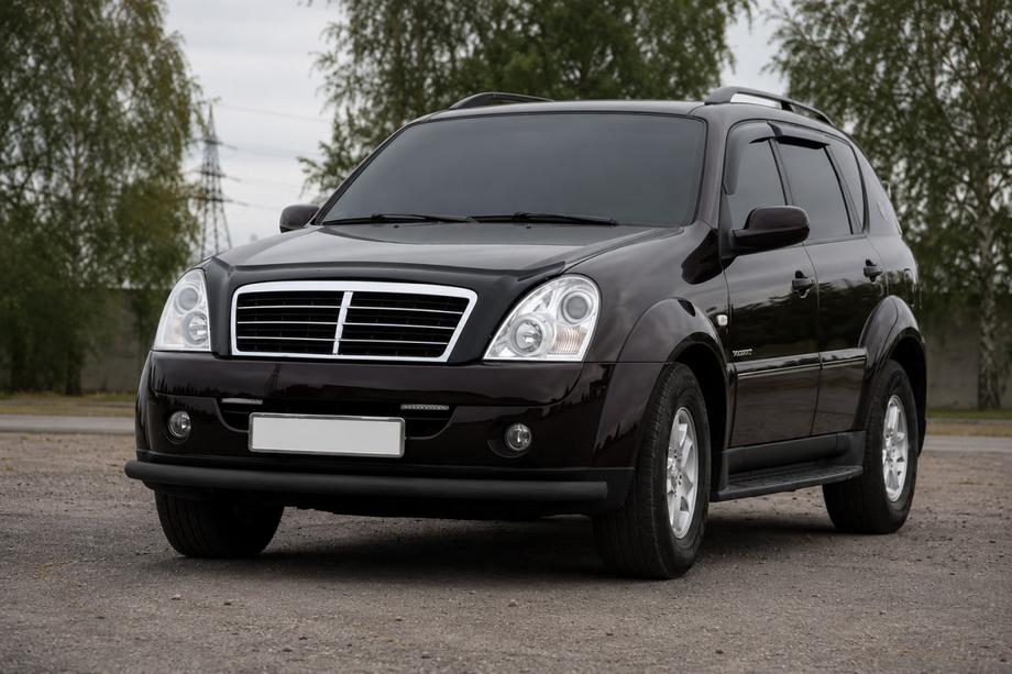 SsangYong Rexton I 2001–2017 Frontbøjle ST008 Black (rustfrit stål) Image