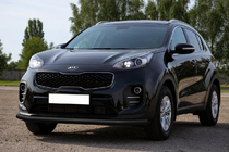 Kia Sportage 2015–2021 Frontbøjle ST008 Black (rustfrit stål) foto 1