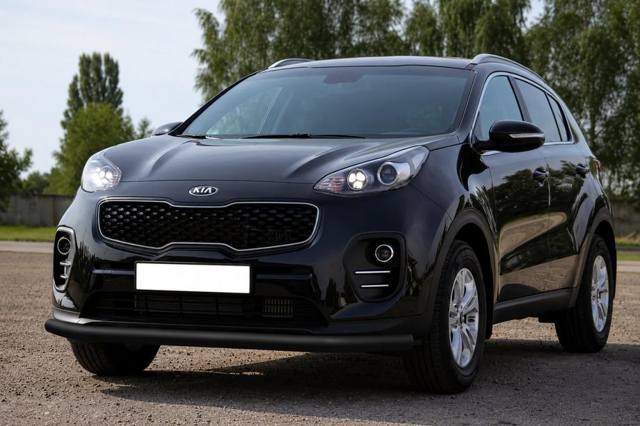 Kia Sportage 2015–2021 Frontbøjle ST008 Black (rustfrit stål) Image
