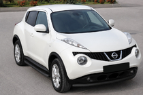Nissan Juke 2010–2019 Frontbøjle ST008-2 Black (rustfrit stål) foto 1