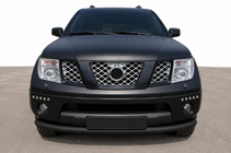 Nissan Pathfinder R51 2005–2014 Frontbøjle ST008-2 Black (rustfrit stål) foto 1