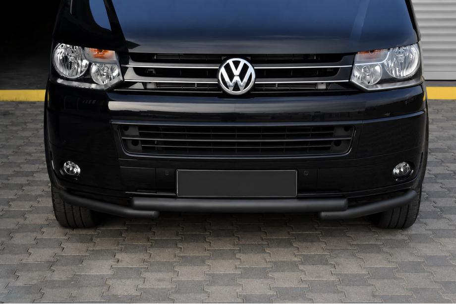 Volkswagen T5 2010–2015 Frontbøjle ST009 Greyder Black (rustfrit stål) Image