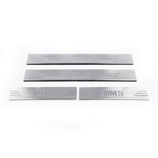 Krom dørtrinslister (4 stk., Carmos V1) BMW 5-serie E34 1988–1995 foto 2