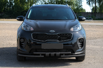 Kia Sportage 2015–2021 Frontbeskyttelse ST009-15 Black (rustfrit stål) foto 1