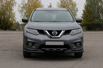 Nissan X-trail T32/Rogue 2014–2021 Frontbeskyttelse ST009-15 Black (rustfrit stål) foto 1