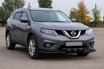 Nissan X-trail T32/Rogue 2014–2021 Frontbeskyttelse ST009-15 Black (rustfrit stål) foto 3