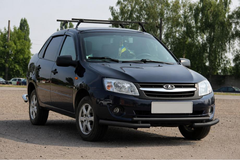 Lada Granta 2011– Frontbøjle ST009-2 Black (rustfrit stål) Image