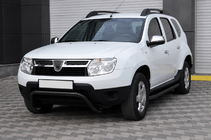 Dacia Duster 2008–2018 Frontbøjle ST011 Black (rustfrit stål) foto 2