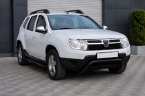 Dacia Duster 2008–2018 Frontbøjle ST011 Black (rustfrit stål) foto 3