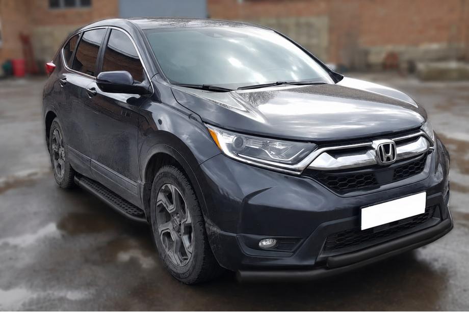 Honda CRV 2017–2022 Frontbøjle ST014 Black (2016-2019, rustfrit stål) Foto 2