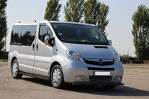 Opel Vivaro 2001–2015 Frontbøjle ST014 Black (rustfrit stål) foto 2