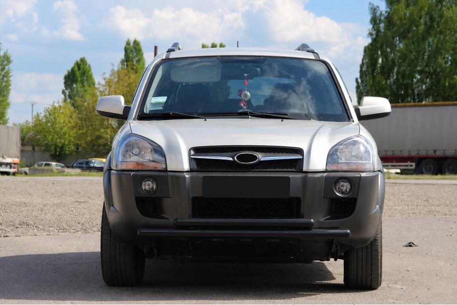 Hyundai Tucson JM 2004– Frontbøjle ST014 Black (rustfrit stål) Image