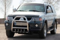 Mitsubishi Pajero Sport 1996–2007 Kofangerbøjle QT007 (rustfrit stål) foto 3