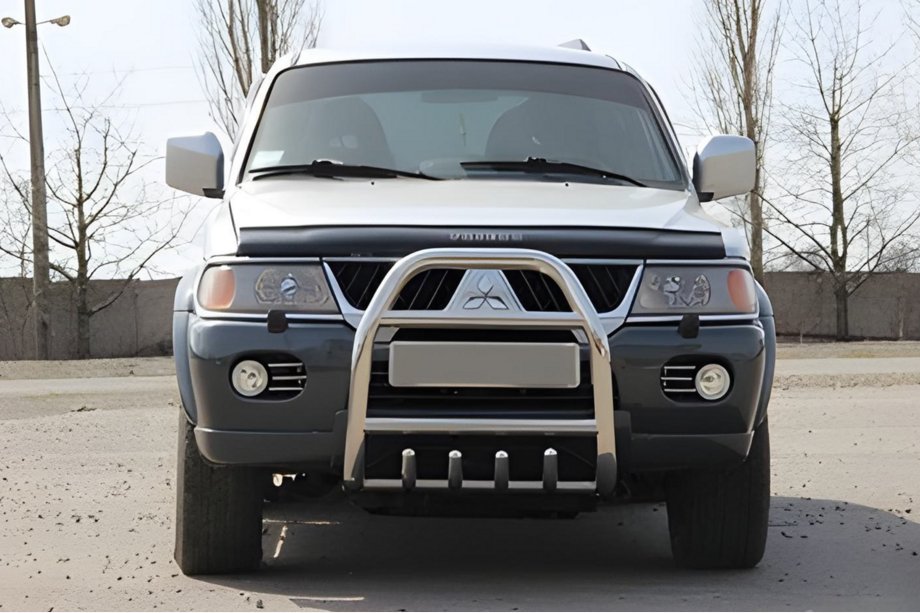 Mitsubishi Pajero Sport 1996–2007 Kofangerbøjle QT007 (rustfrit stål) Image