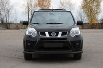 Nissan X-trail T31 2007–2014 Frontbøjle ST014 Black (rustfrit stål) foto 3