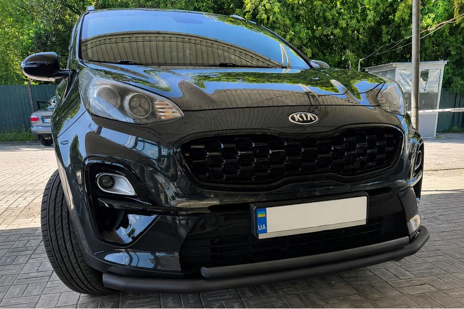 Kia Sportage 2015–2021 Frontbøjle ST014 Black (rustfrit stål) Image