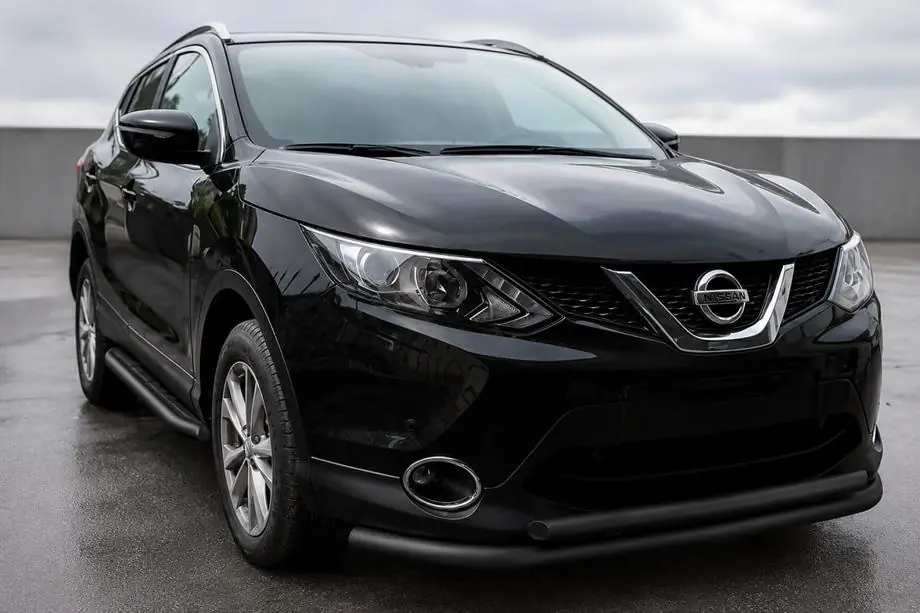 Nissan Qashqai 2014–2021 Frontbøjle ST014 Black (rustfrit stål) Image