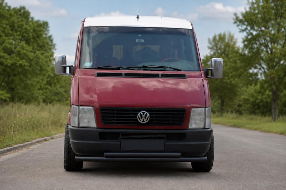 Volkswagen LT 1995–2006 Frontbøjle ST014 Black (rustfrit stål) Image