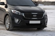 Kia Sorento III UM 2014–2020 Frontbøjle ST014 60/42mm Black (rustfrit stål) foto 1